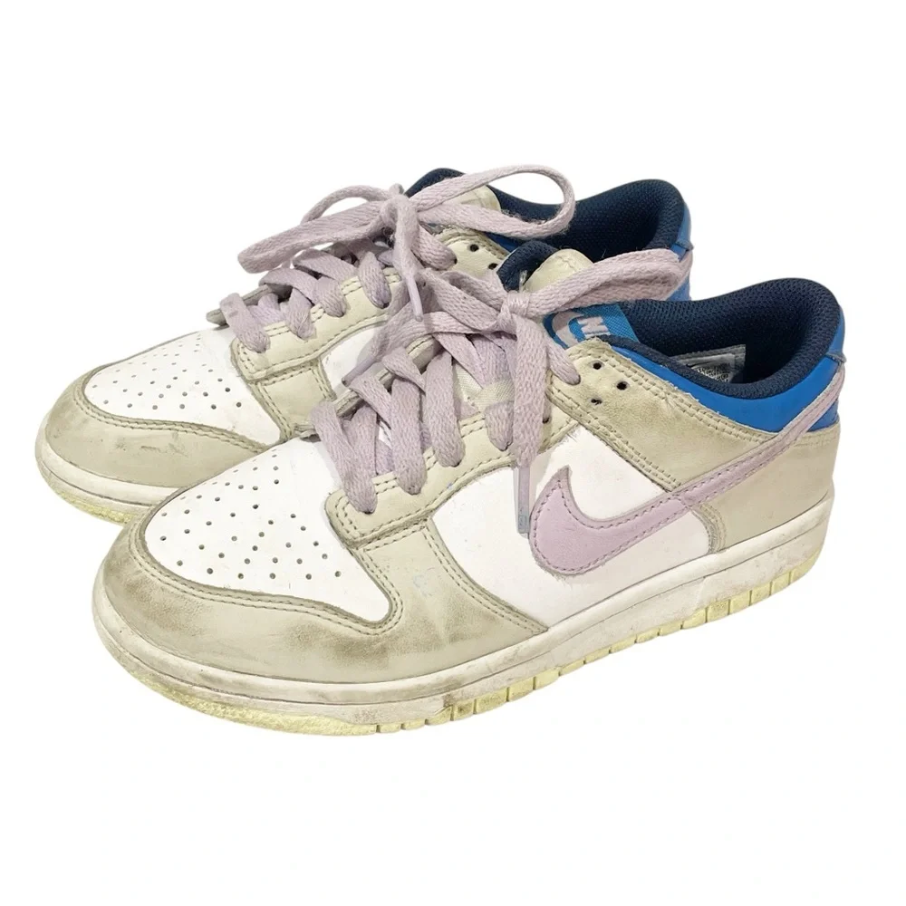 Nike‎ Dunk Low Lilac Bloom Gs Size 4.5 Youth Low Top Sneaker